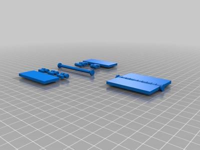 built and exploded hinge