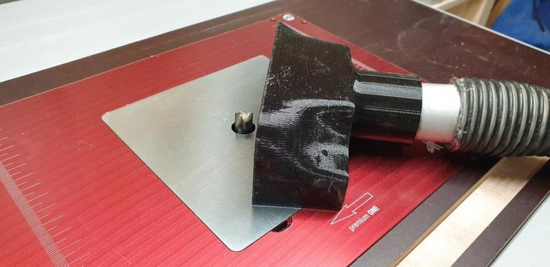 Absaughaube Frästisch / Milling table suction hood