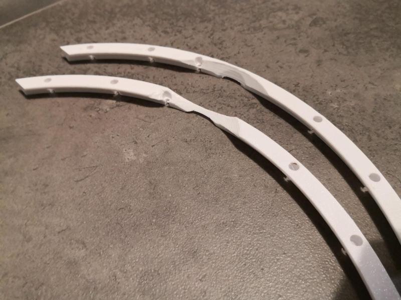 Xiaomi Mi Robot Vacuum V3 bumper extension right (more clearance))