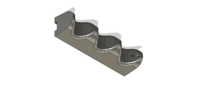 Stack on style gun safe barrel rest