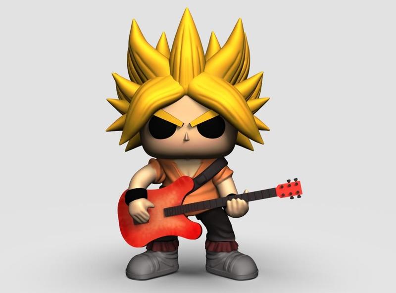 goku guitar