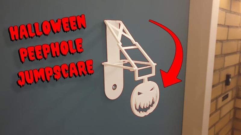 halloween peephole jumpscare