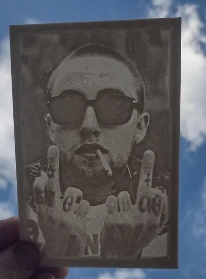 mac miller lithophane