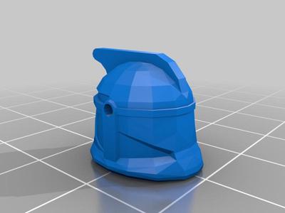 Phase 1 & 2 Clone Trooper Minifig Helmets - Lego Compatible