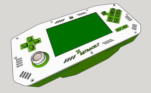 Raspberry Pi 4 Model B Retro Pie Handheld /// RetroCelt