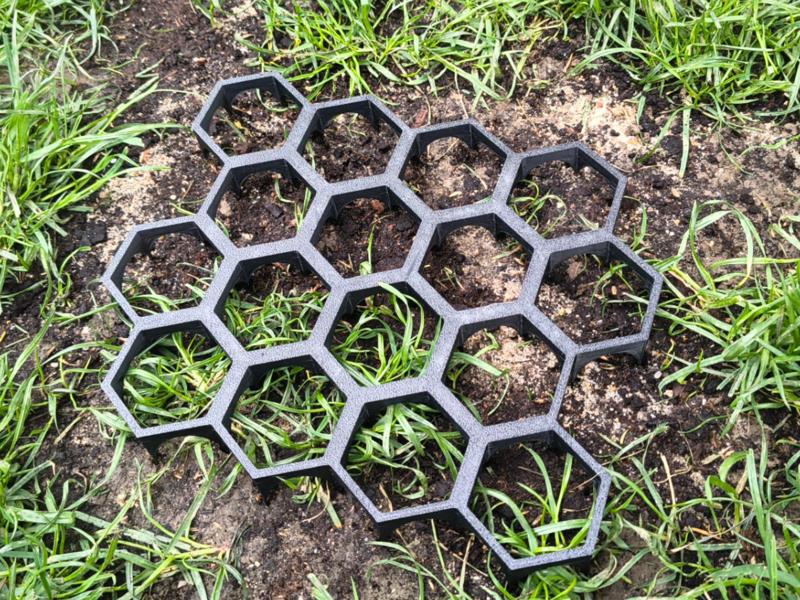 Grass Protection Hex Tile (226×190mm) Flat or Grip