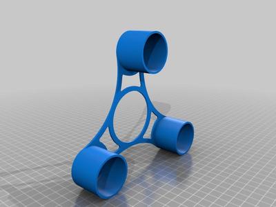 Toilettenpapierhalter in schwebender Rollen Variante