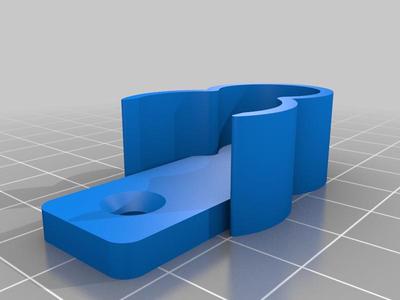 Soporte Caños Ropero  Closet pipe support