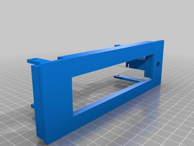 Porsche 996 cubby faceplate for power adapter