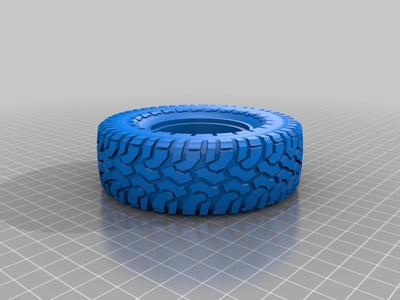 RC Crawler 1.9 Tire - solid