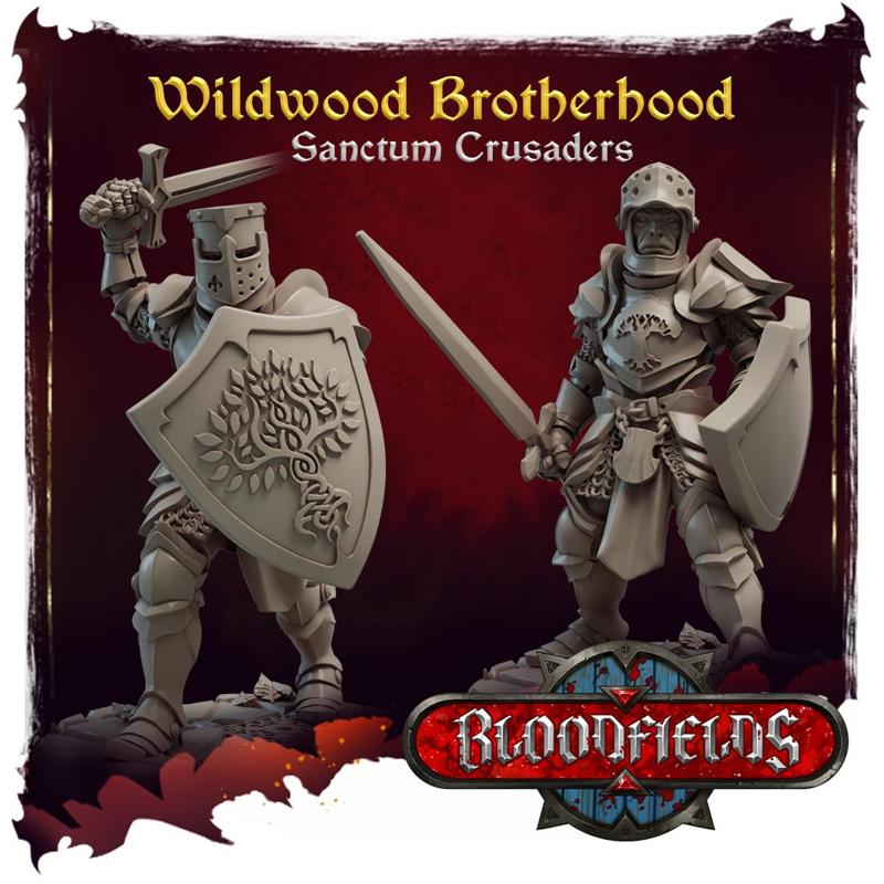 Wildwood Brotherhood - Sanctum Crusaders - Additional Miniatures