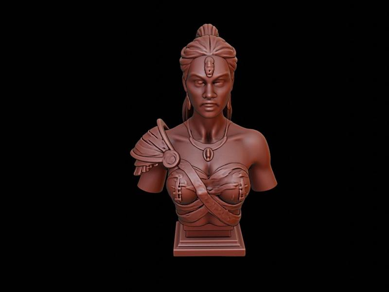 Amazon Warrior Bust