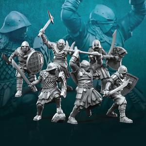 6x New Regular Orcs with Sword and Shield | Regular Orcs | Fantasy