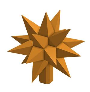 X-Mas Tree Topper - Easy Print