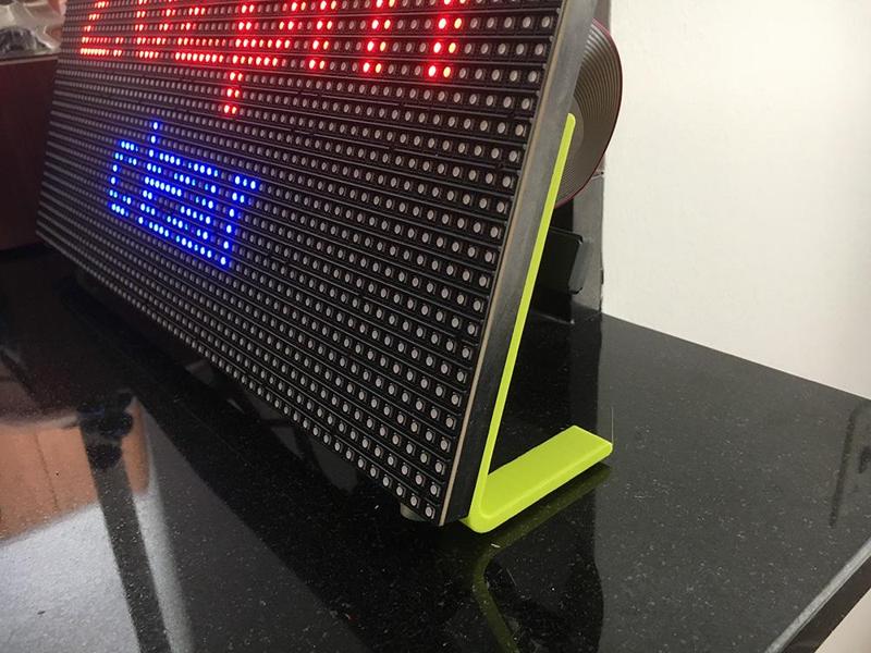 64x32 LED Matrix Stand and Raspberry Pi Mount
