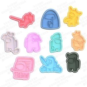 Among Us cookie cutter set of 10