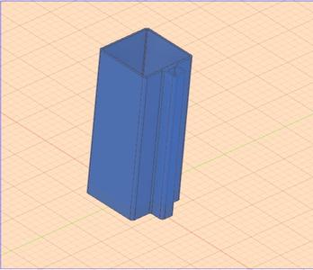 bolt/screw holder with 6mm hex key slot