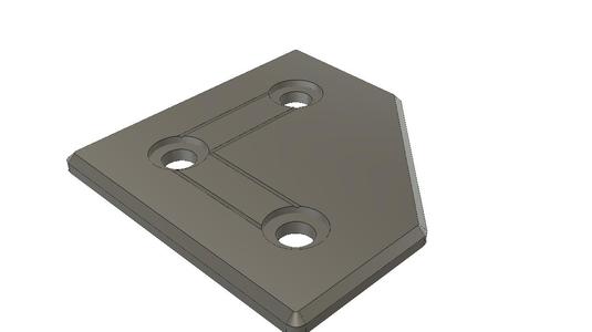 Bosch Rexroth 3030 extrusion side-bracket