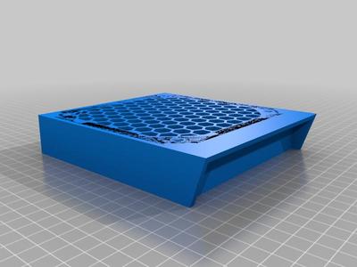 Fairly Pointless Cosmetic Cover for Fume Extractor With built In Fan Grill