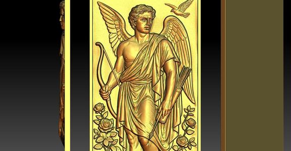 Roman God CNC Relief Model