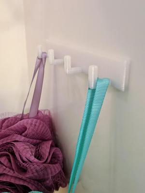 Shower Loofah Scrubber Hanger