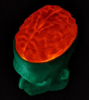 Frankenstein's Monster with Glowing Brain