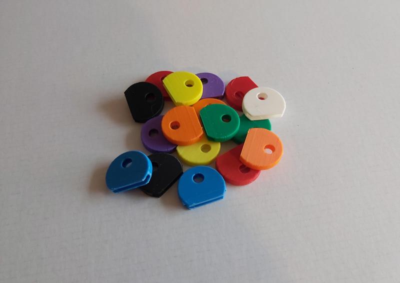 Coloured keycap