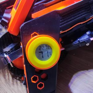 Thermometer holder insert