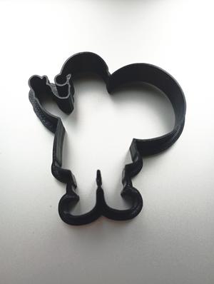 Santa Claus cookie cutter