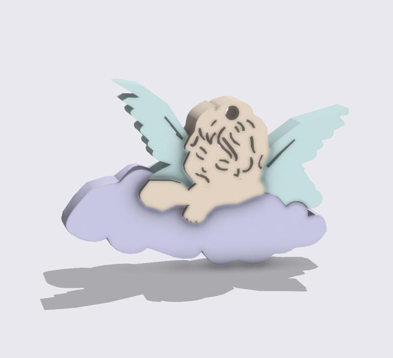 Angel keychain