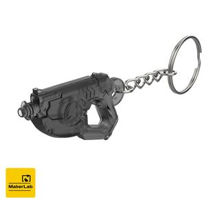 Keychain - Tracer Punk Skin Blaster - Overwatch - Printable 3d model - STL files