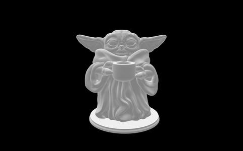 baby yoda w base