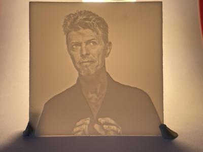 David Bowie Lithophan