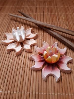 Cherry blossom chopstick tray