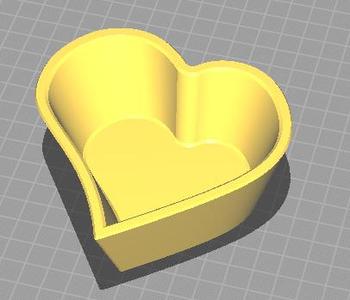 Heart-shaped bowl