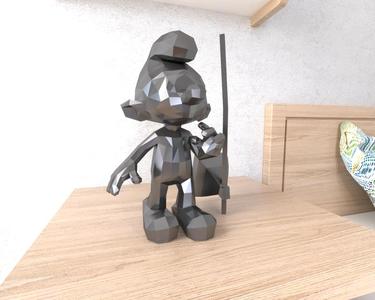 Traveller SMurf Lowpoly