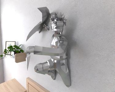 Naruto Wall Lowpoly