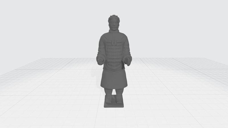 Terracotta Warriors Officer 3D Model 3D print model