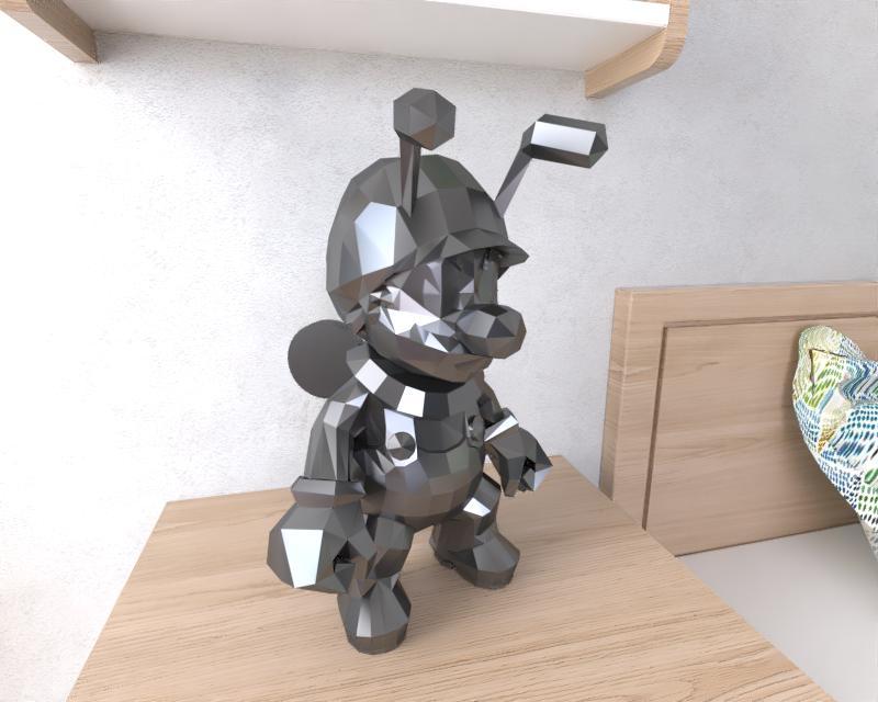 Bee Mario Lowpoly