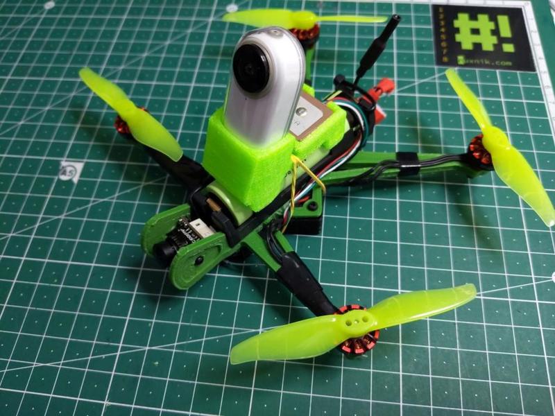 #NanoLongRange / Rekon 3 Insta360 Go mount