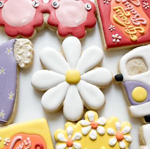 Daisy Flower Cookie Cutter, 4 sizes - SHARP cutting edges!