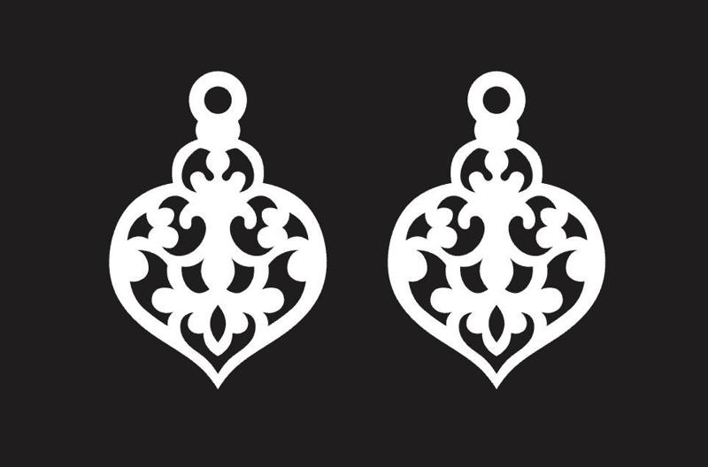 Mandala/Geometric Pendant-Pendant-Key Ring - 03