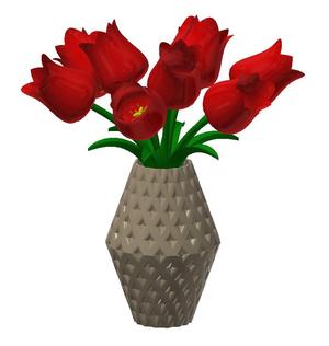 Decorative flower plant vase
