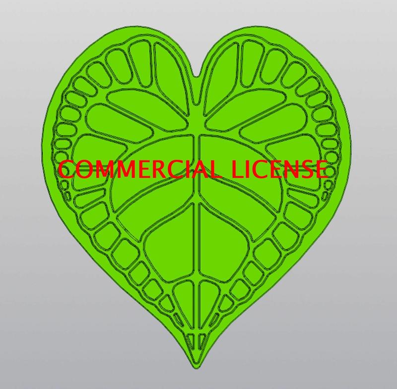 Anthurium leaf cup coaster (COMMERCIAL LICENSE)