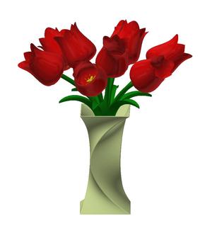 Decorative flower plant vase