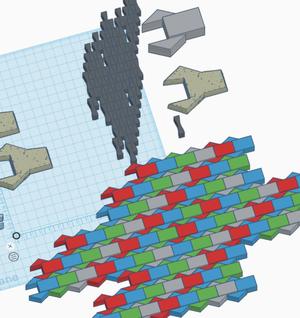 Tessellating Tile Wrench and Hourglass