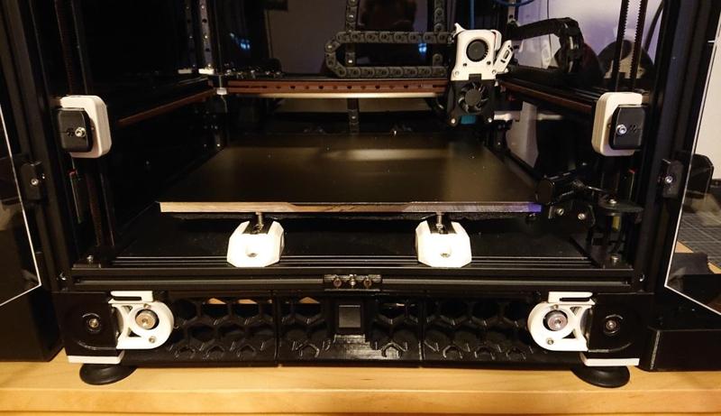 Voron 2.4 bed frame brackets 2020 extrusion