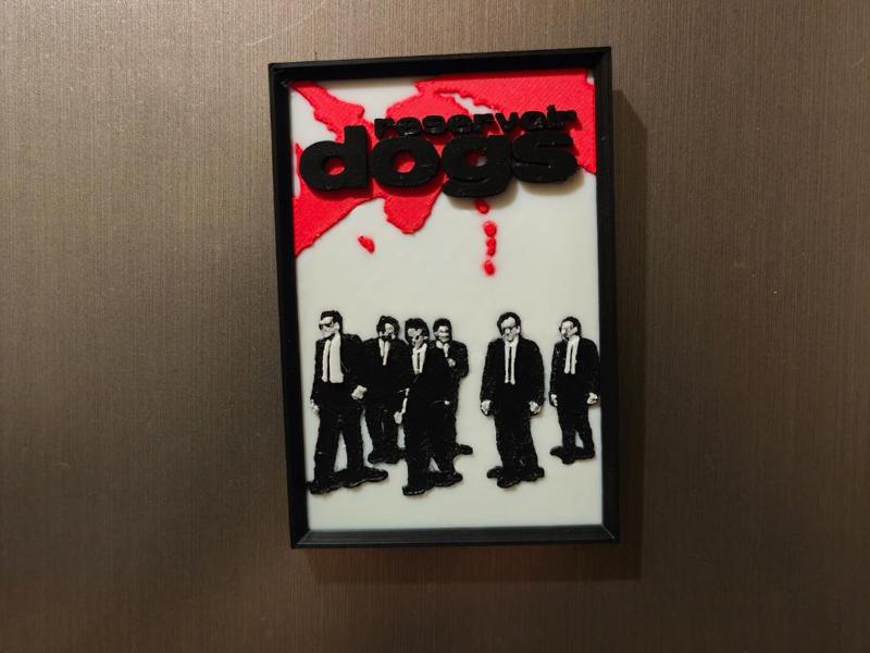 Reservoir Dogs movie poster fridge magnet
