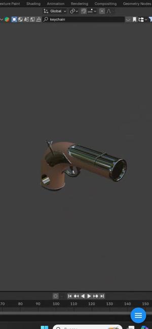 Shotgun Keychain