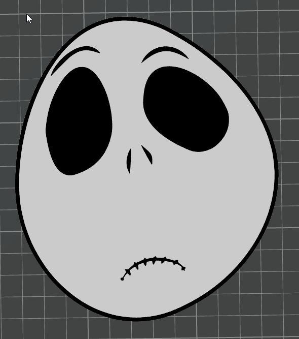 Jack Skellington face #4 - AMS READY